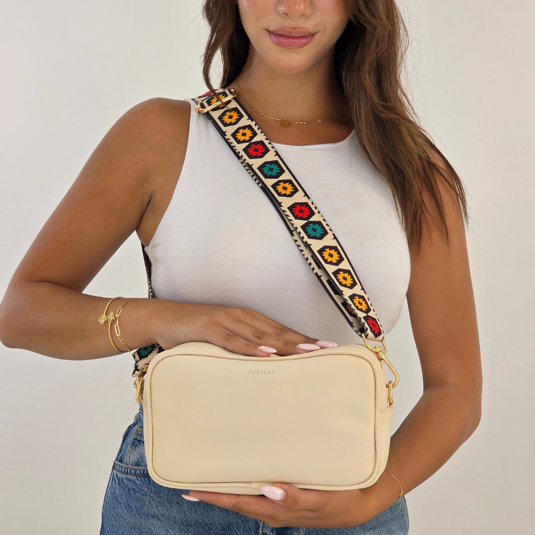 Ivory Cross-Heritage Strap