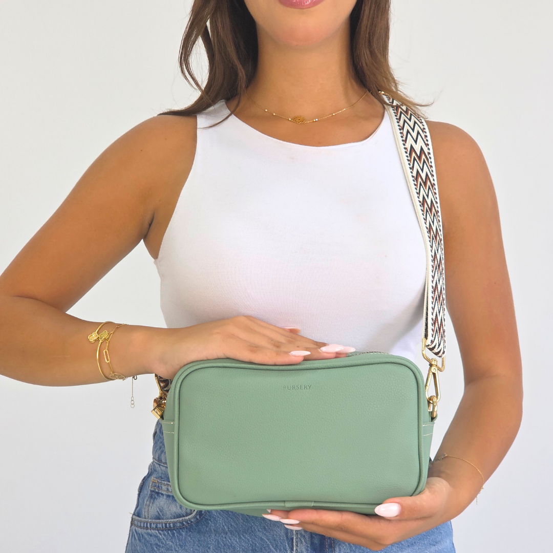 Sage Cross-Sahara Zig Strap