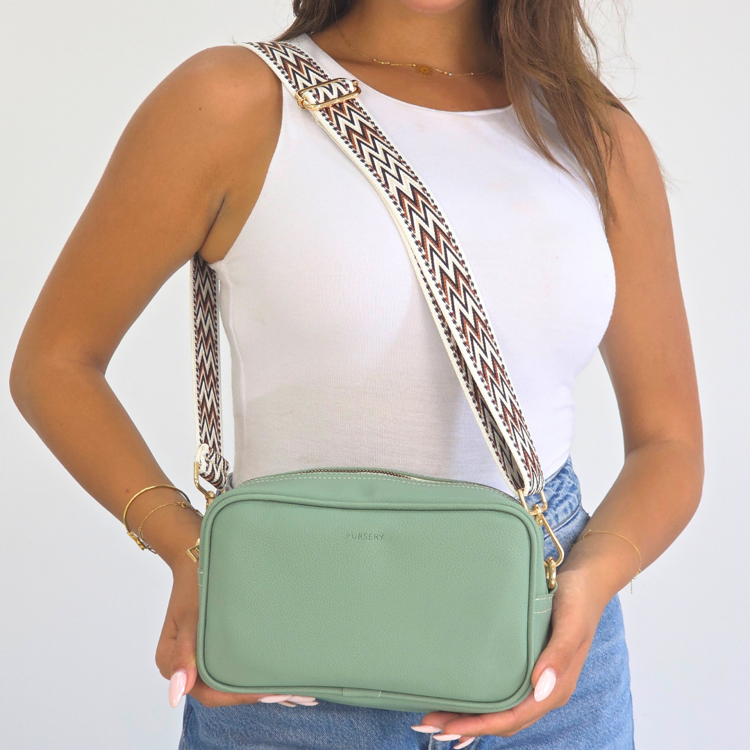 Sage Cross-Sahara Zig Strap