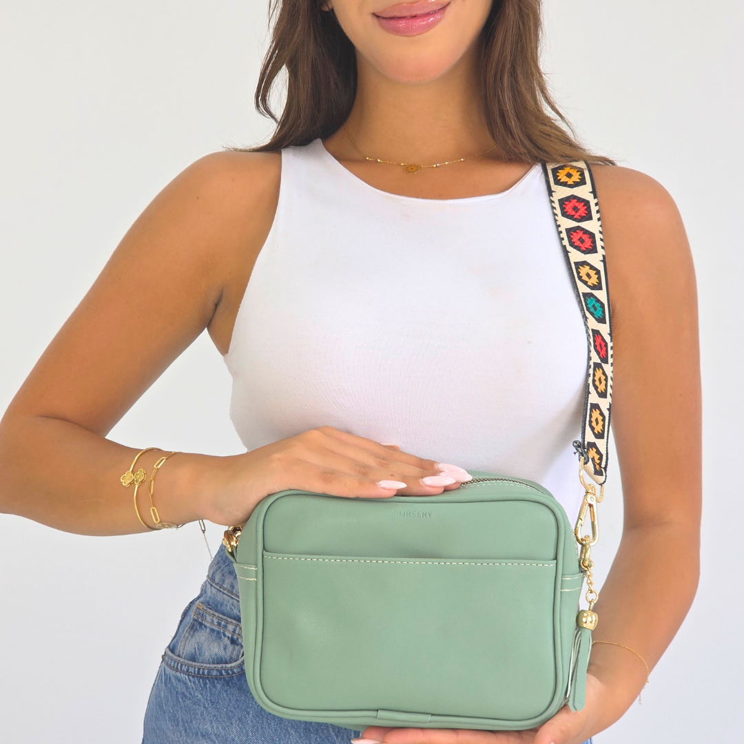 Sage Pouch Cross-Heritage Strap