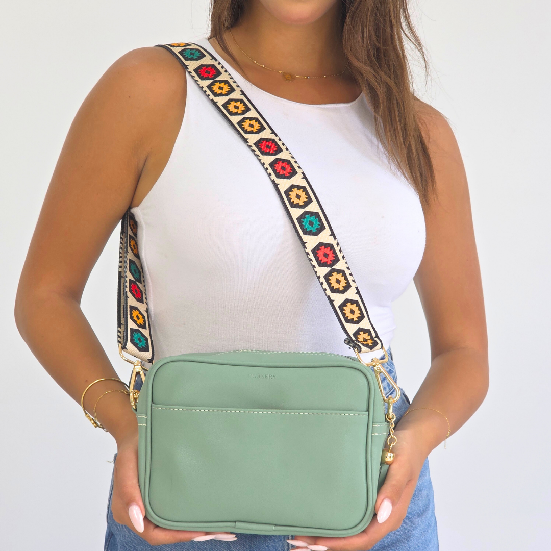 Sage Pouch Cross-Heritage Strap