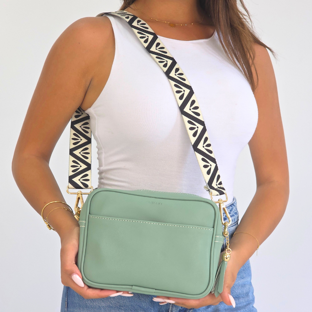 Sage Pouch Cross-Urban Chevron