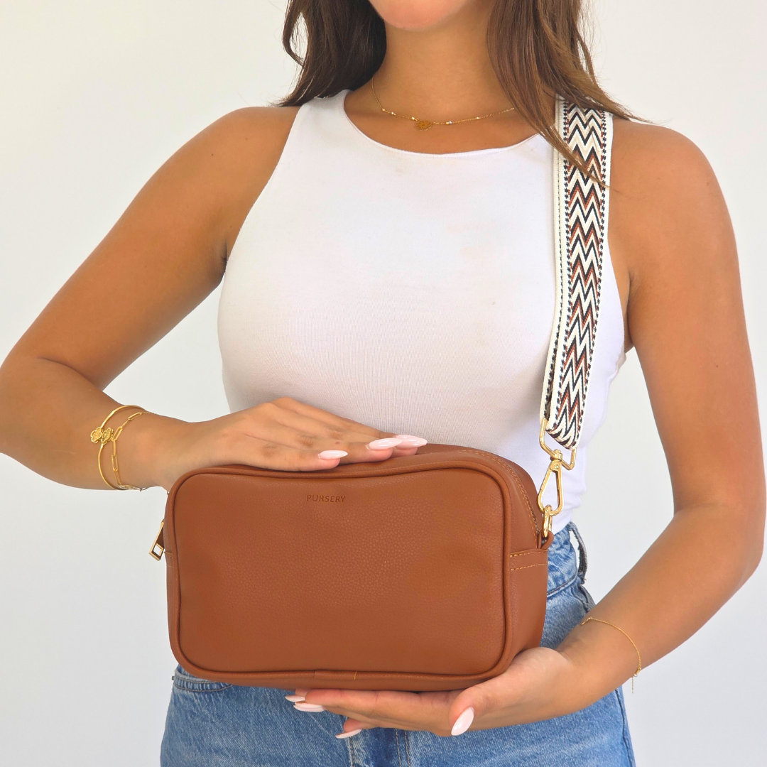 Hazel Cross-Sahara Zig Strap