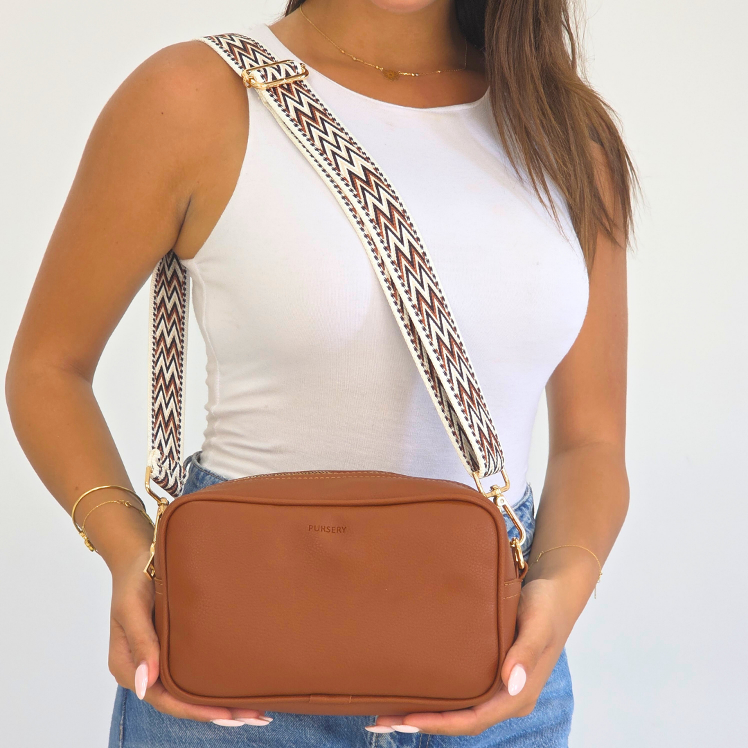 Hazel Cross-Sahara Zig Strap