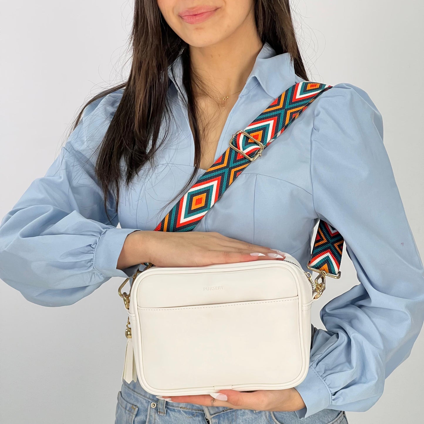 Pearl Pouch Cross-Vibrant Horizon