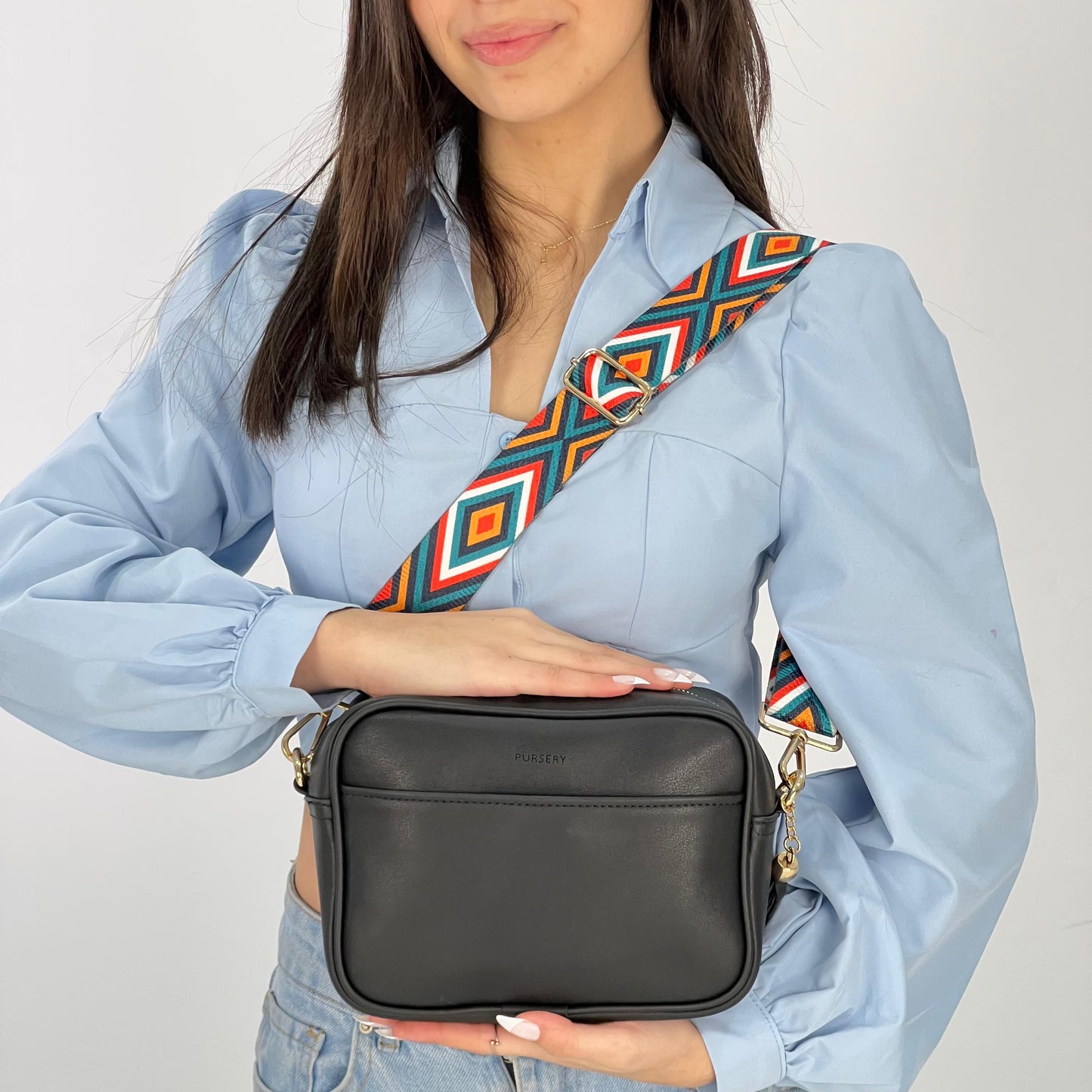 Noir Pouch Cross-Vibrant Horizon
