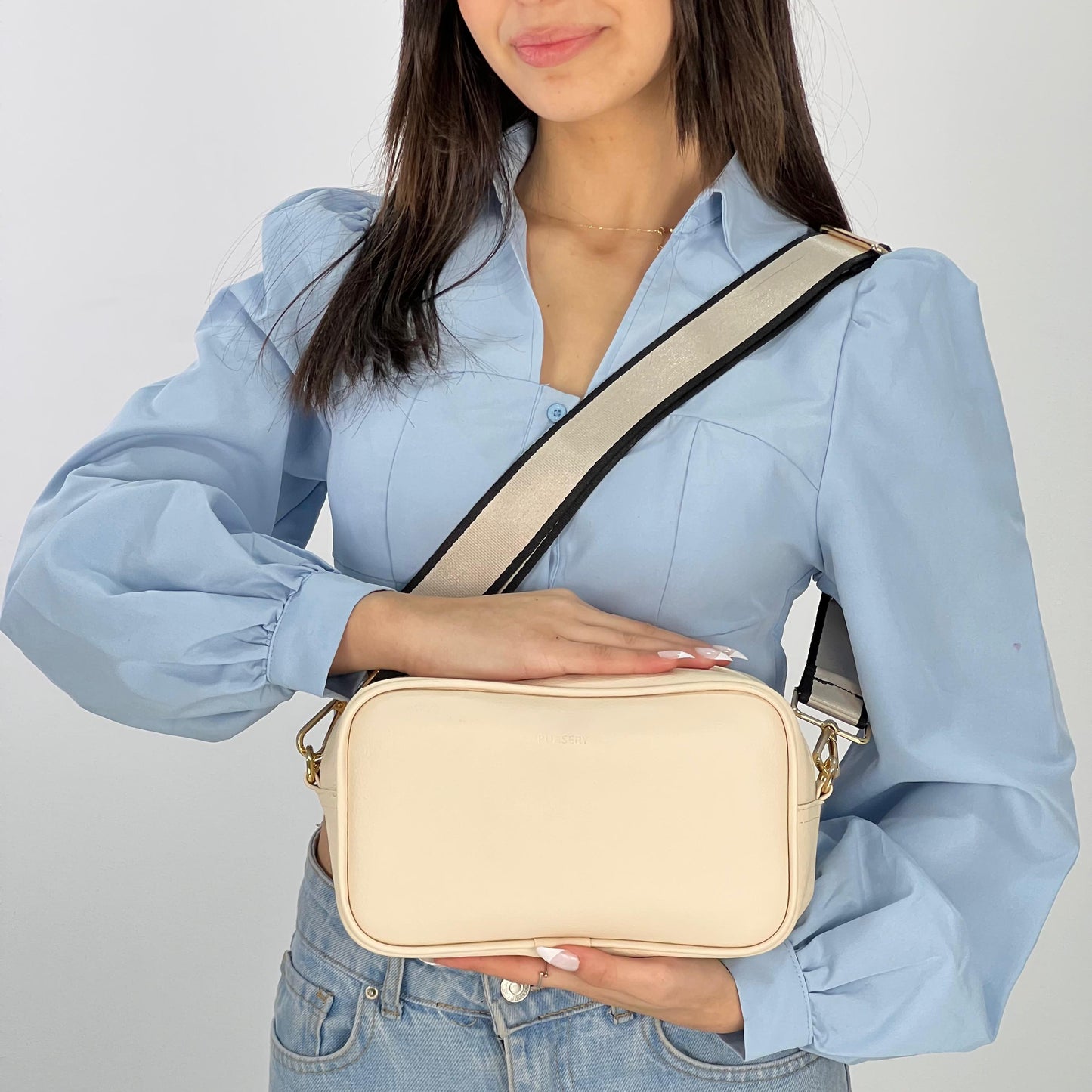 Ivory Cross-Elegance Duo