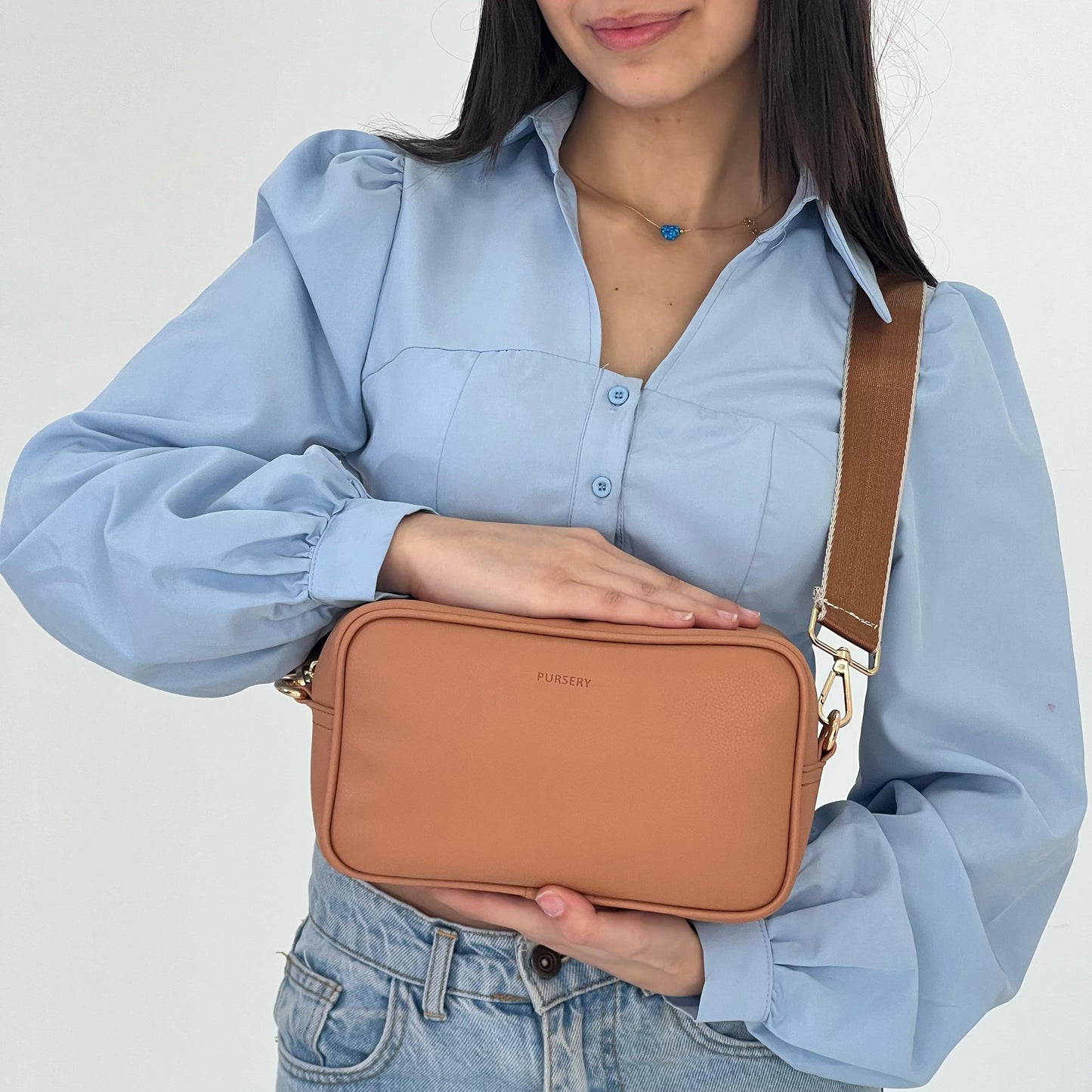 Warm Caramel Cross-Caramel Luxe