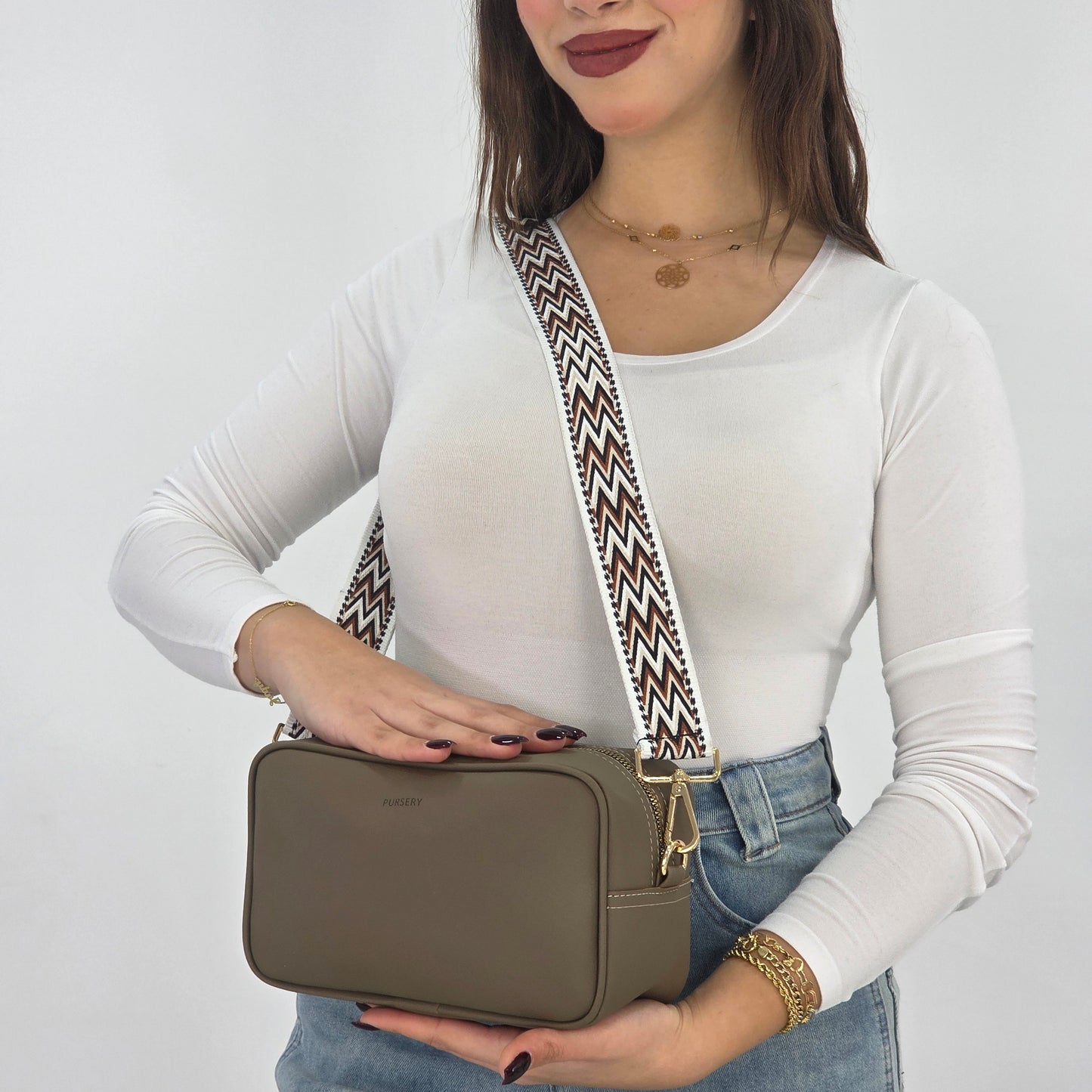 Signature Stone-Sahara Zig Strap