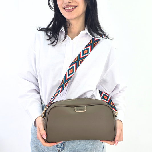 Mocha Purse - Vibrant Horizon