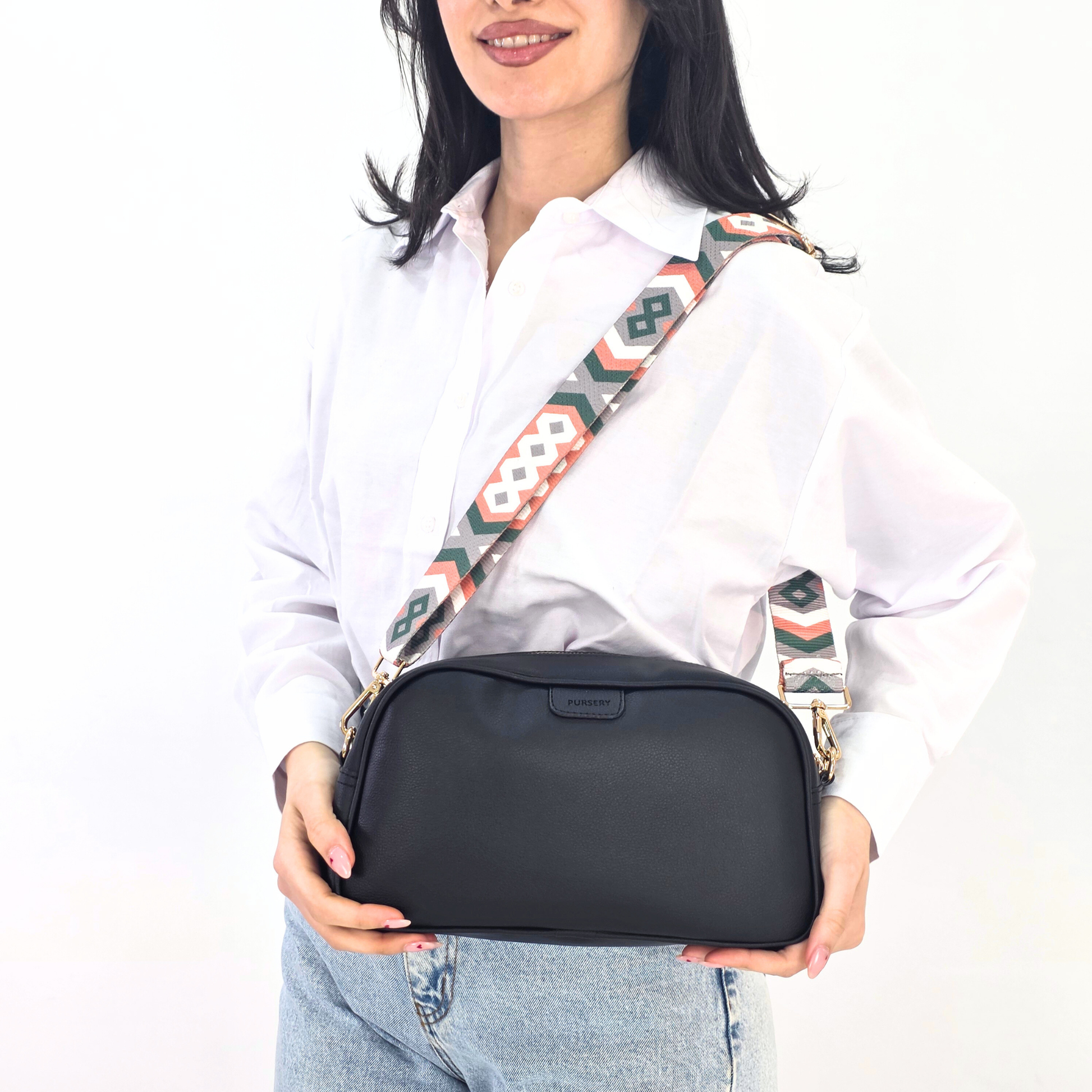 Midnight Purse -Boho Geo